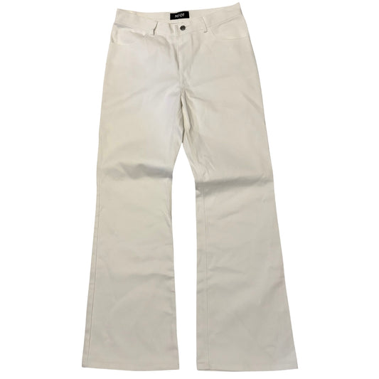MFOF WHITE FLARED DENIM